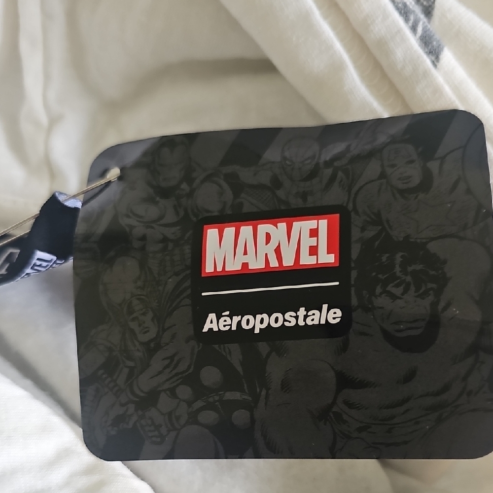 Marvel Men's Graphic Hoodie - Cream and Black - Picture 5 of 5